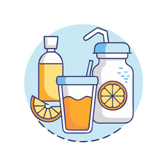 beverage icon, beverage vector illustration-simple illustration of beverage, perfect for beverage logos and icons