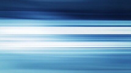 A minimalist background featuring horizontal blue and white stripes with soft edges. This abstract design evokes a sense of speed and movement, making it perfect for graphic design or web layouts.