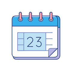 calendar icon, calendar vector illustration-simple illustration of calendar, perfect for calendar logos and icons