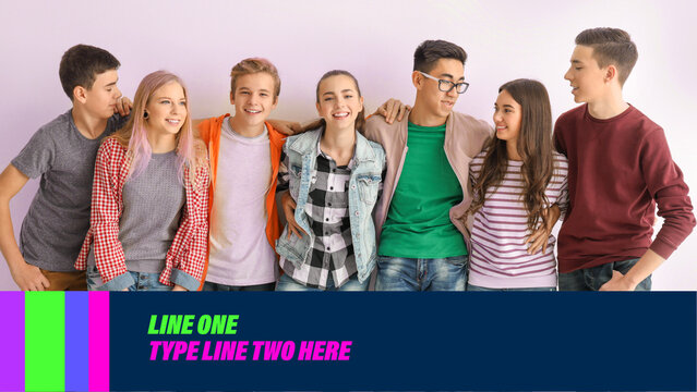 Teens Neon Lower Third
