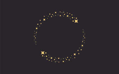 Circle star Vector icon design illustration design template