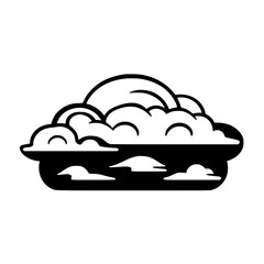 Sunset Landscape: Clouds and Sky at Dusk - A Simple Nature Scene