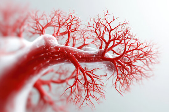 Exploring the dynamics of pulmonary circulation abstract and illustrated visualization in medical environments