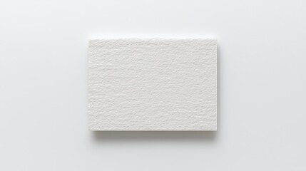 White textured paper on white background; mockup