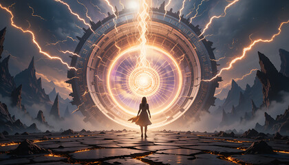 landscape with clouds