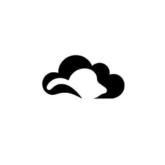 Cloud Icon: A Stunning Vector Graphic of a Cloud for Weather, Nature, and Design Projects