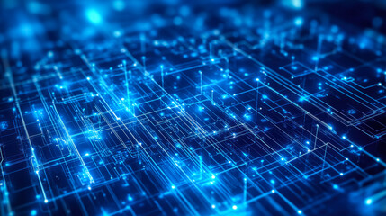 Digital network development abstract technology environment graphic design viewpoint