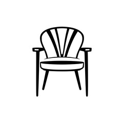 Mid Century Modern Chair: Elegant Home Decor, Simple Design, Comfortable Seating