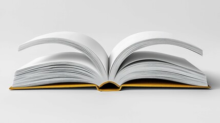 Open Book with Blank Pages: A Symbol of Knowledge, Stories, and Endless Possibilities