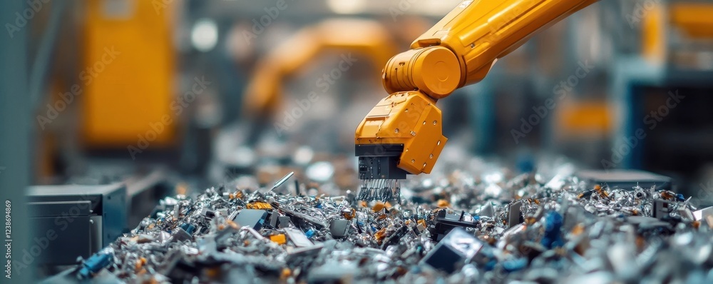 Poster ai driven robotic sorting system recycling electronic waste into reusable components