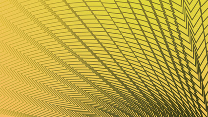 Yellow line zig zag pattern background for fabric style or presentation