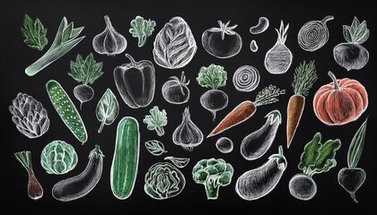 pattern with black and white flowers