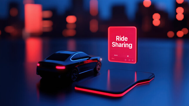 seamless ride sharing experience with car and mobile device
