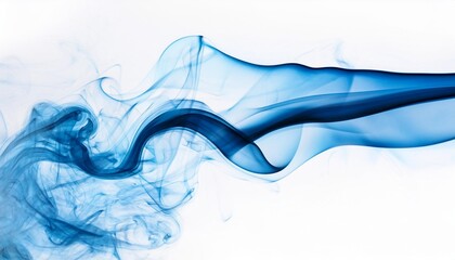 blue smoke on white obvious