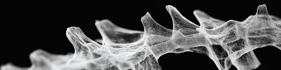 Monochrome Image of a Reticular Structure