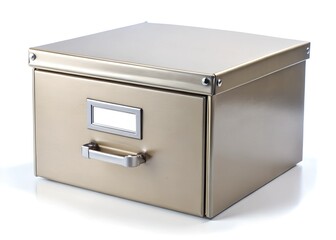 file storage box isolated on a white background