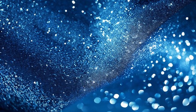 heritage with blue sequin texture glitter historical past for vacation and birthday celebration banner