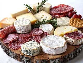 Artisanal Cheese and Charcuterie Board for Gourmet Entertaining