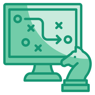 Digital Strategy Icon Element For Design