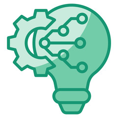 Digital Transformation Icon Element For Design