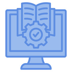 Digital Literacy Icon Element For Design