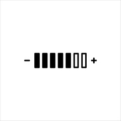 Volume control icon. Vector illustration for web design, app and UI. Media player buttons icon.