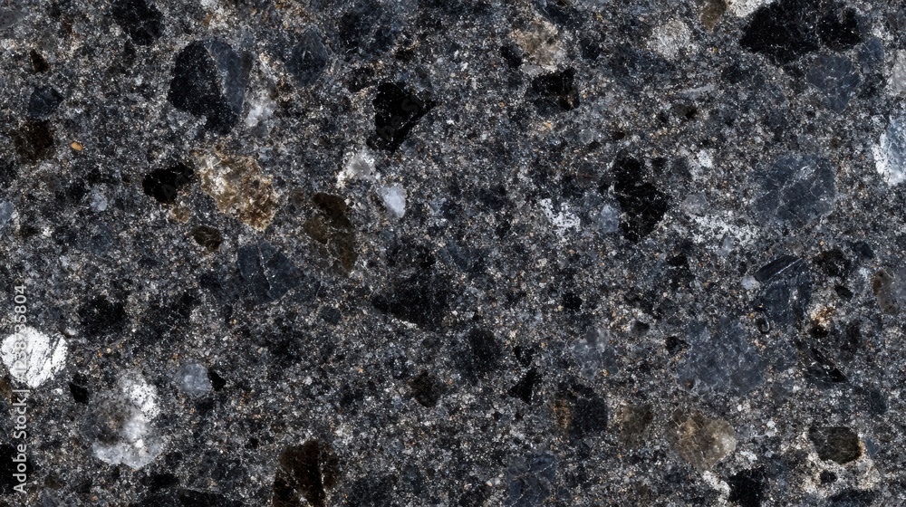 Poster dark granite speckled texture background stone surface design material pattern rough imperfect
