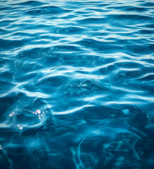 Fototapeta premium Ocean's Serenity: A Captivating View of Azure Waters