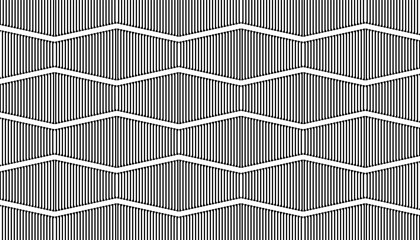 Black and white seamless geometric pattern for sporty background and jersey design. Vector Format Illustration 