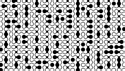 Black and white abstract geometric pattern for sporty background. Easily resized and recoloured at your discretion. Vector Format Illustration 