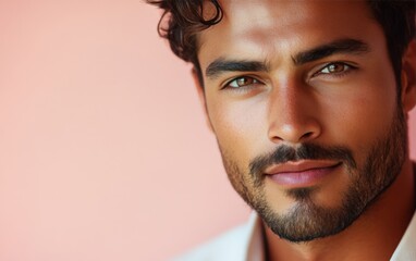 Obraz premium A man with a white shirt
