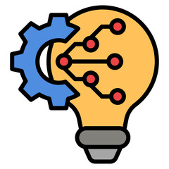 Digital Transformation Icon Element For Design