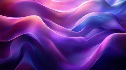 Fototapeta premium Abstract wave of colorful silk fabric with soft lighting and flowing texture