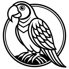 Scarlet Macaw logo