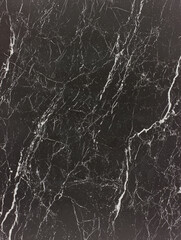 Dark marble texture; black background with white veining.