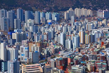 Busan with Seo district in South Korea