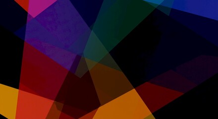 Abstract Colorful Geometric Background Modern Design Shapes Texture Overlapping Polygons Layers