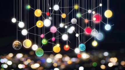 Colorful Abstract Representations of Transformative Data Connections and Ideas