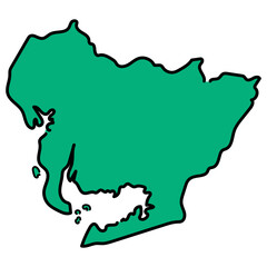 手書きの日本_愛知県_01