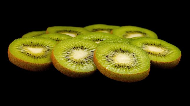 These are whole green kiwi fruits. They are known for their high vitamin C content and antioxidant properties.