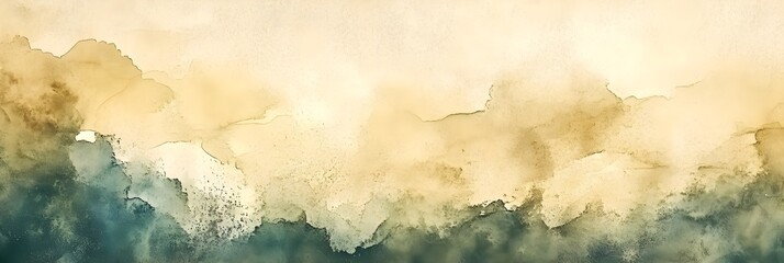 Muted watercolor strokes