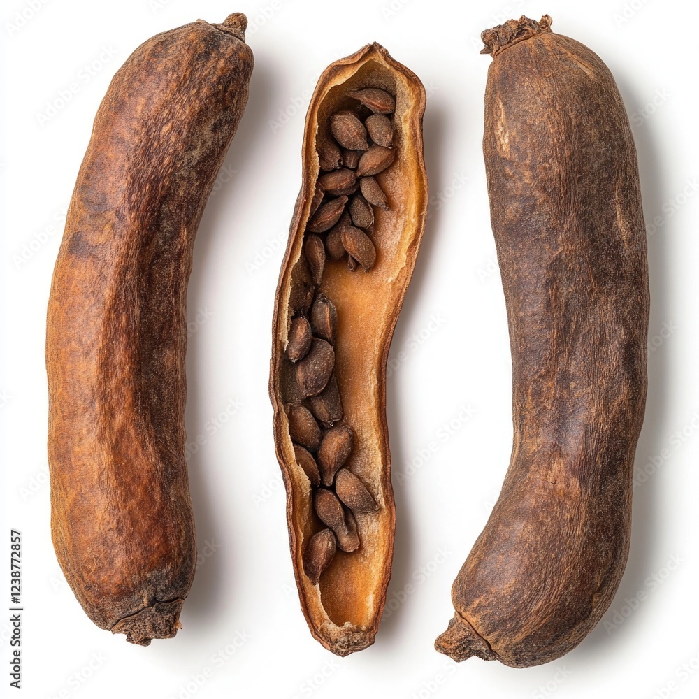 Poster a close-up shot of three different types of beans: kidney, black and white