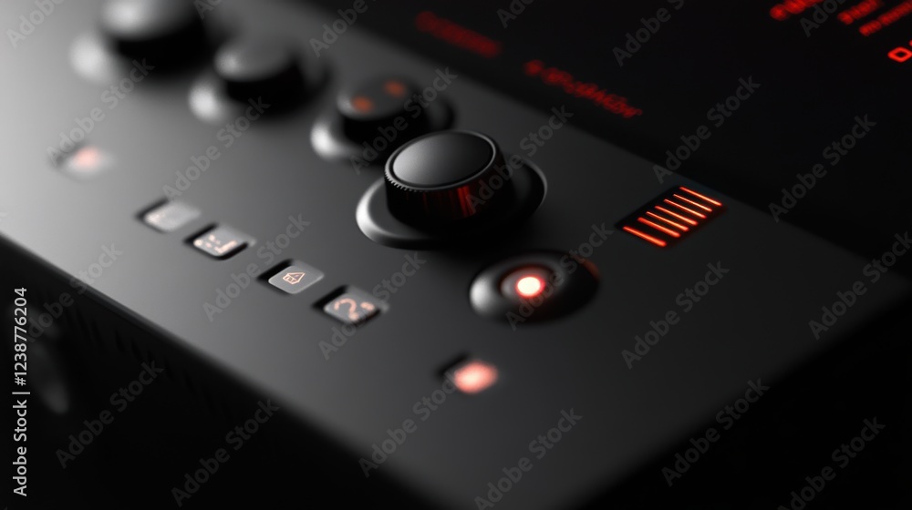 Poster dark environment tech lab high-fidelity gigapixel of operational interfaces