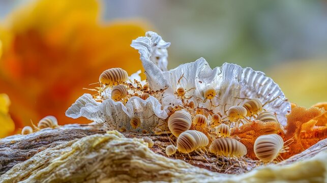 Exploring the unique microhabitat of strongyloides stercoralis larva in nature close-up photography reveals intricate details