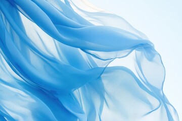 Fototapeta premium A detailed view of a blue fabric texture