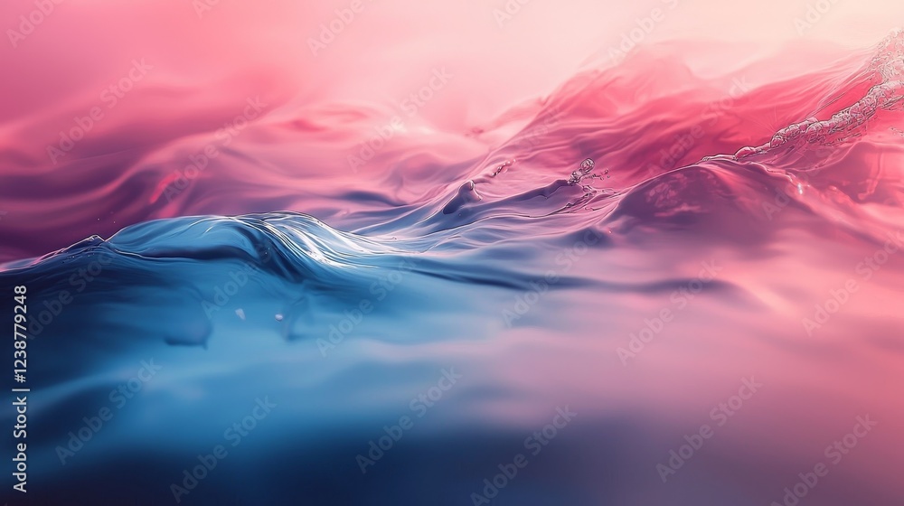 Poster vivid data flows creating patterns akin to nature in beautiful colors