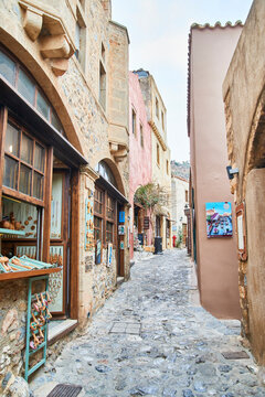 street in the old town of Monemvasia