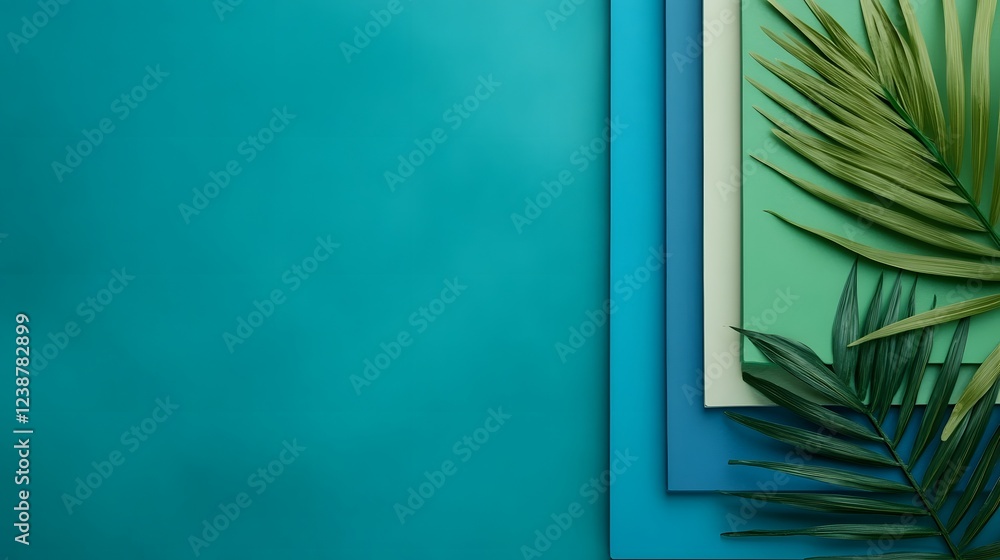 Poster gradient transition from traditional to sustainable practices on business report cover