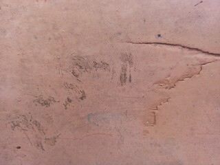 Paint red cement floor texture and background