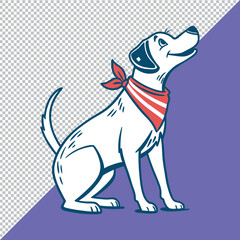 A Dog vector silhouette, Adobe Illustrator Artwork cute dog vector, dog looking up 